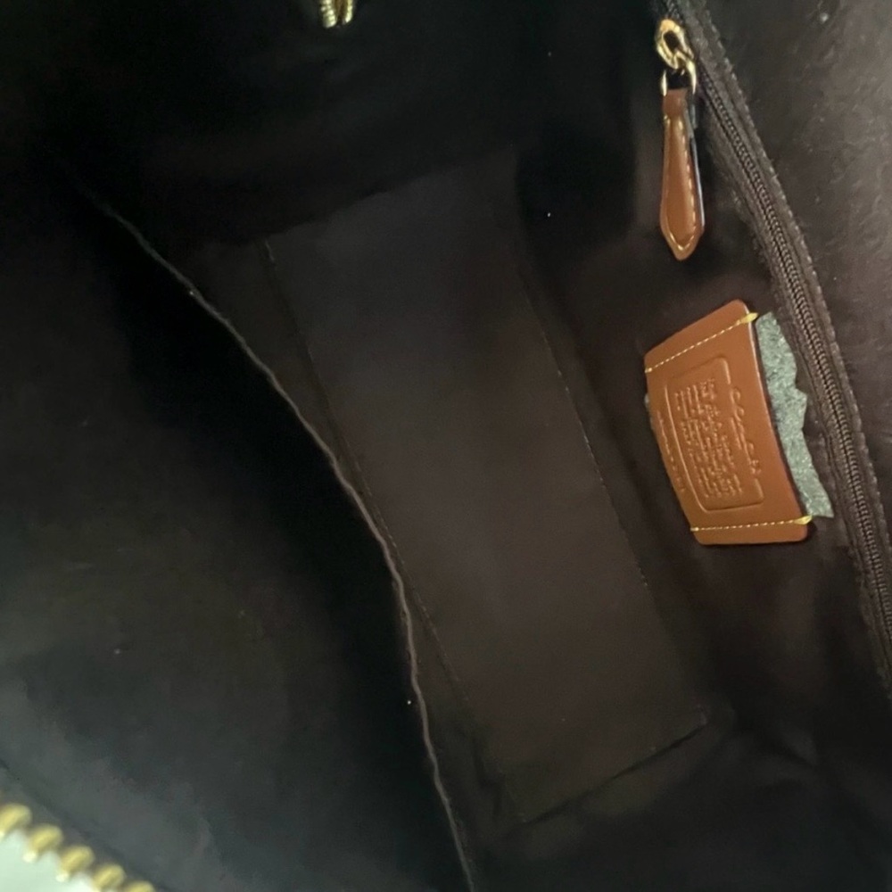Coach Rowan Satchel Bag In Blocked Signature Canvas And Wallet - Picture 3 of 11